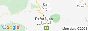 Esfarayen map